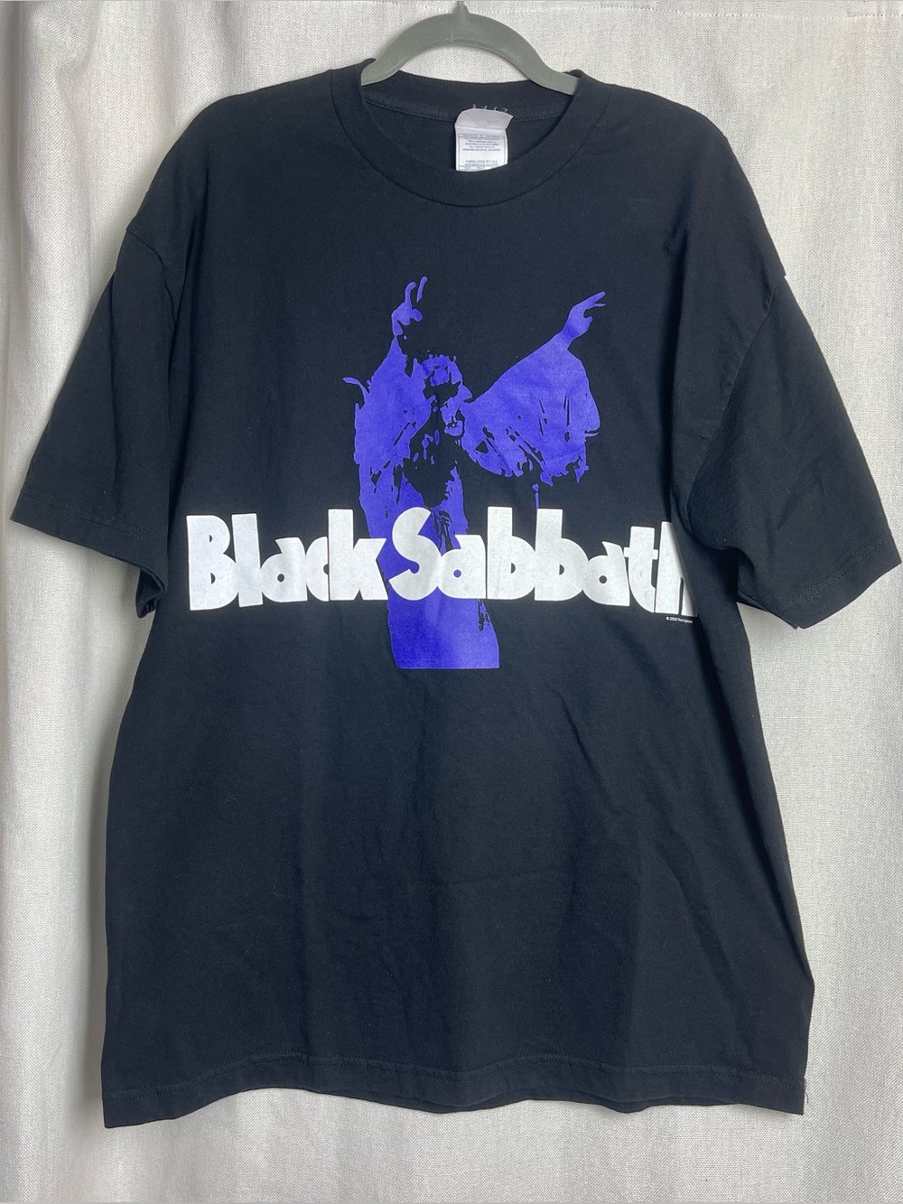 Vintage 2002 RARE Black Sabbath Purple Cross Metal Tour Shirt Size XL Band Tee